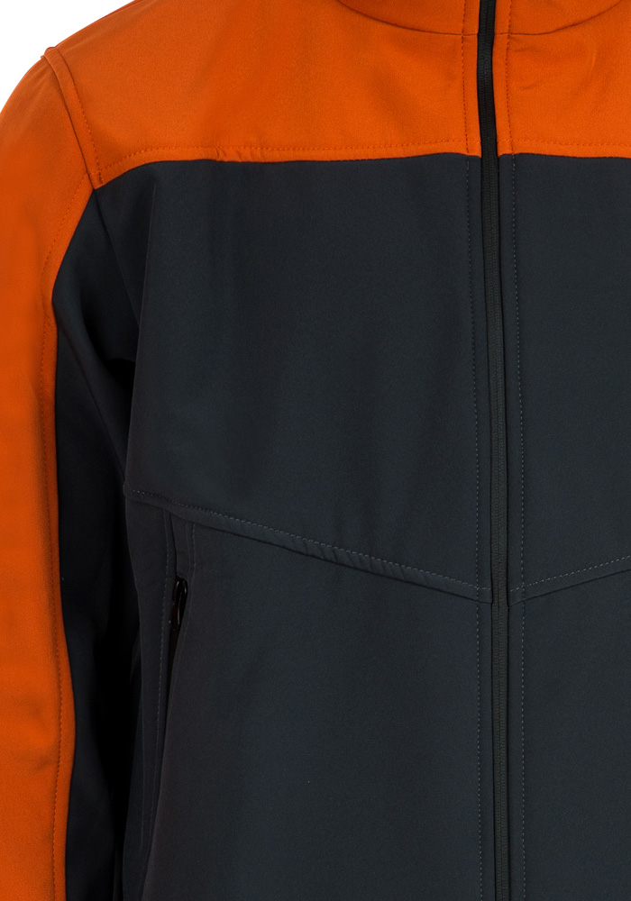 Softshell bicolor gris naranjo Softshell bicolor gris naranjo