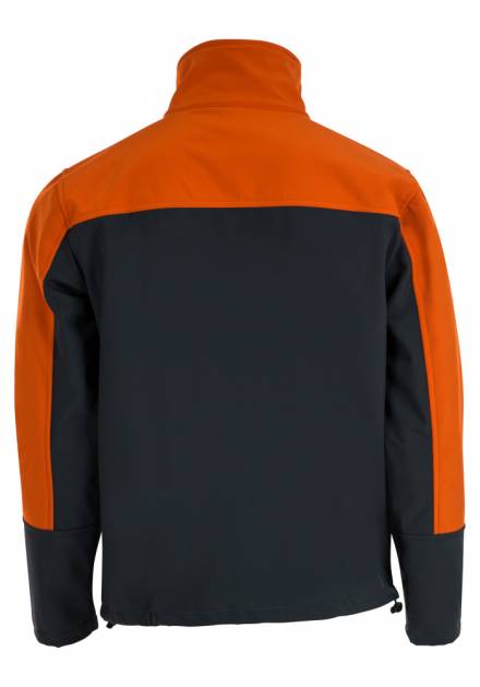 Softshell bicolor gris naranjo